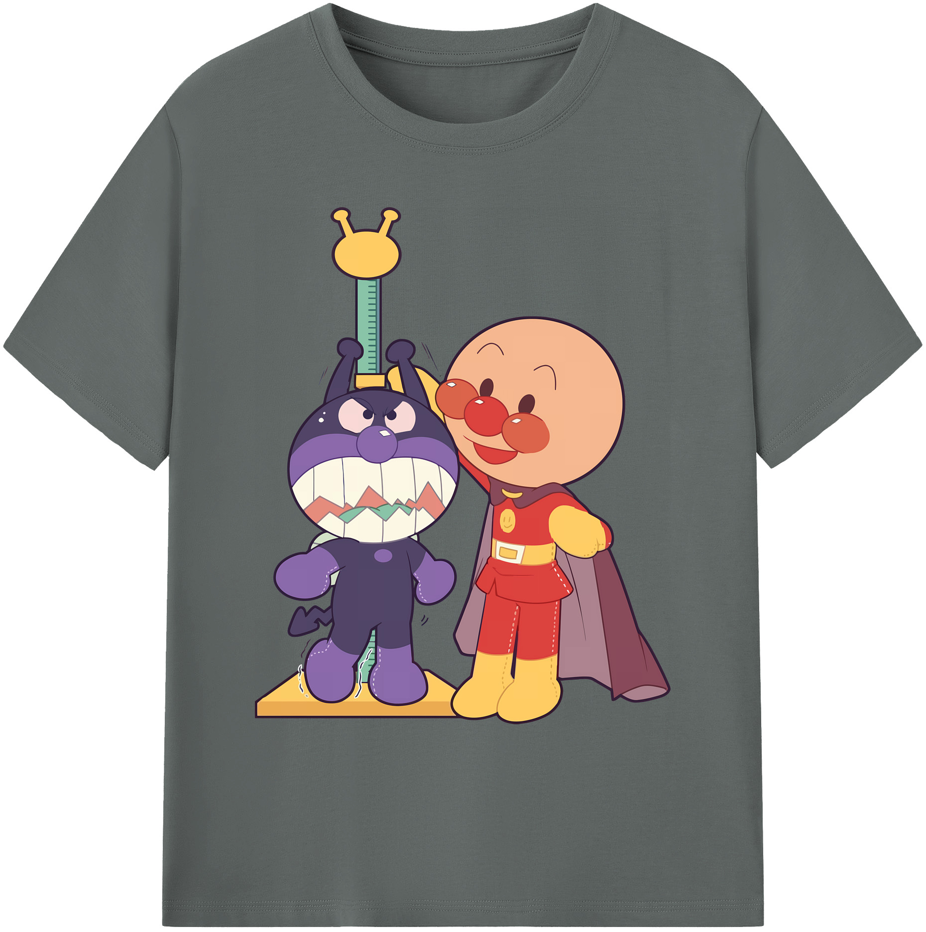 （画像用） アンパンマン Anpanman 綿100％ メンズ半袖Tシャツ｜肌触りやわらか＆通気性
